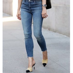 Joes Jeans The Icon Skinny Ankle Mid Rise Dark Blue Wash Womens Jeans Size W27